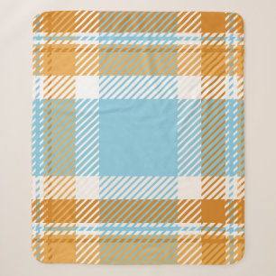 Cobertor Sherpa Vintagem de xadrez ou tartã: fundo ou textura i