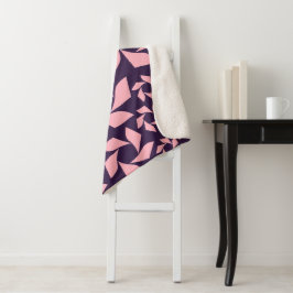 Cobertor Sherpa Violet & Strawberry Cream Blanket