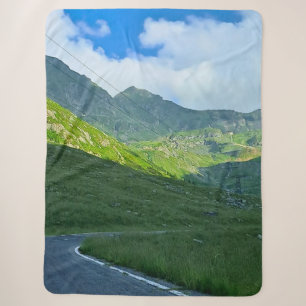 Cobertor Sherpa Vista Alpina Transfagarasan – Arte de Montanha da