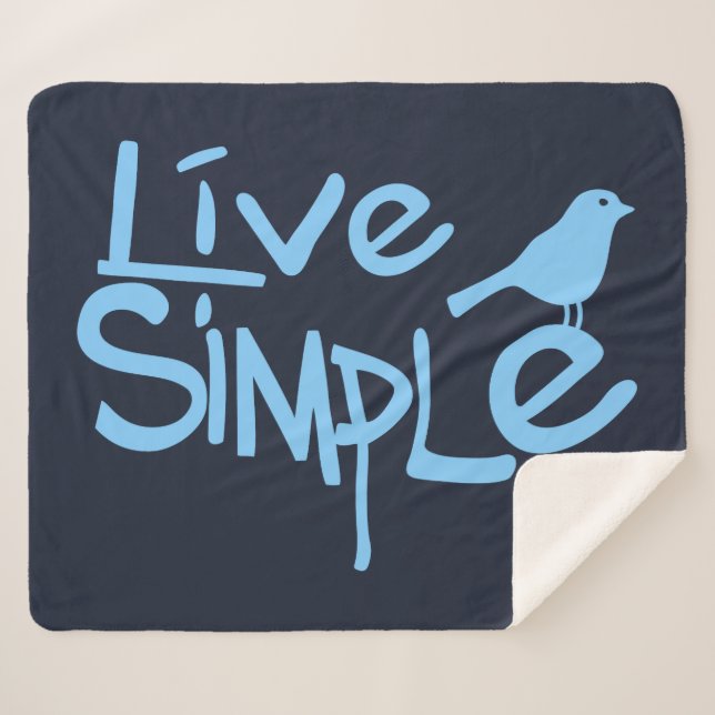 Cobertor Sherpa Viva Simples (Frente (Horizontal))