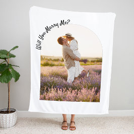 Cobertor Sherpa Você Me Casado? Foto Arranhada