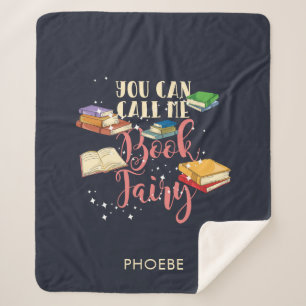 Cobertor Sherpa Você Pode Me Chamar De Bookworm De Fada De Livro