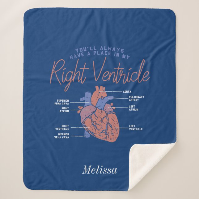 Cobertor Sherpa Você sempre estará em minha enfermeira personaliza (Frente)