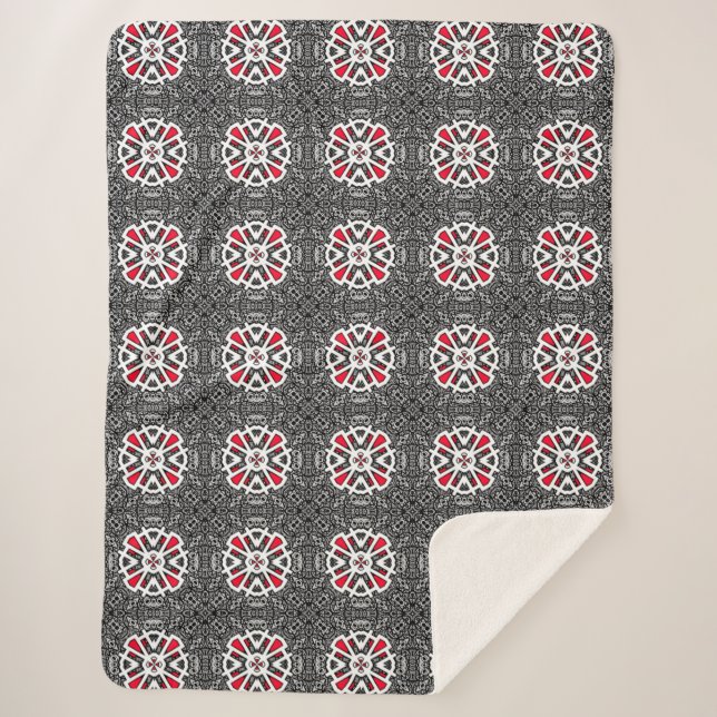 Cobertor Sherpa Volume sixteen's kaleidoscope art one L (Frente)