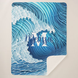 Cobertor Sherpa Wave de Aquarela