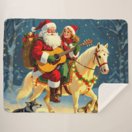 Cobertor Sherpa „Weihnachtliche Harmonie“