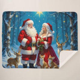 Cobertor Sherpa „Weihnachtliche Harmonie“