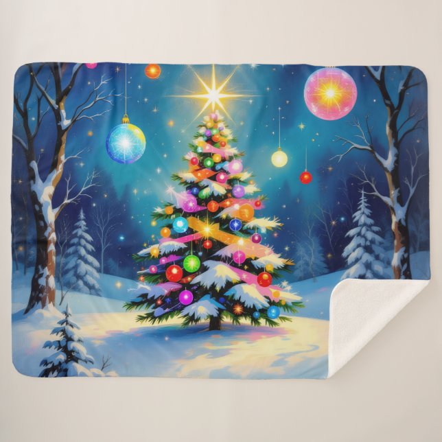 Cobertor Sherpa „Weihnachtliche Harmonie“ (Frente (Horizontal))