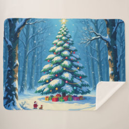 Cobertor Sherpa „Weihnachtliche Harmonie“