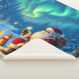 Cobertor Sherpa „Weihnachtliche Harmonie“