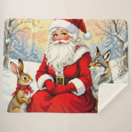 Cobertor Sherpa „Weihnachtliche Harmonie“