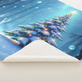 Cobertor Sherpa „Weihnachtliche Harmonie“