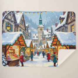 Cobertor Sherpa „Weihnachtliche Harmonie“