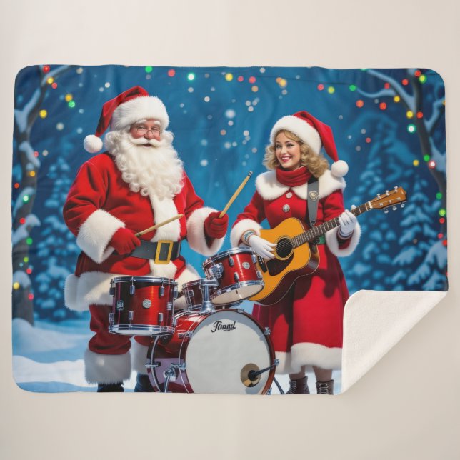 Cobertor Sherpa „Weihnachtliche Harmonie“ (Frente (Horizontal))