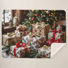 Cobertor Sherpa „Weihnachtliche Harmonie“