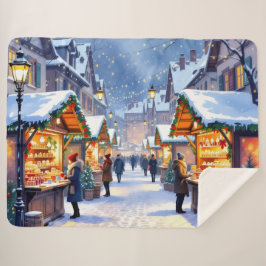 Cobertor Sherpa „Weihnachtliche Harmonie“