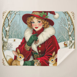 Cobertor Sherpa „Weihnachtliche Harmonie“