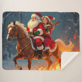 Cobertor Sherpa Weihnachtliche Harmonie“107