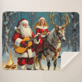 Cobertor Sherpa Weihnachtliche Harmonie“111