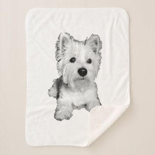 Cobertor Sherpa West Highland White terrier - Westie