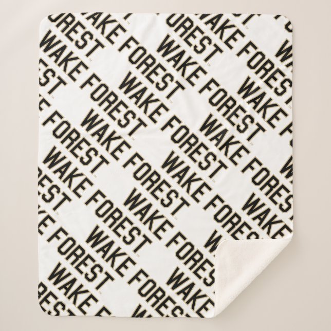 Cobertor Sherpa WFU | Floresta Acordar (Frente)