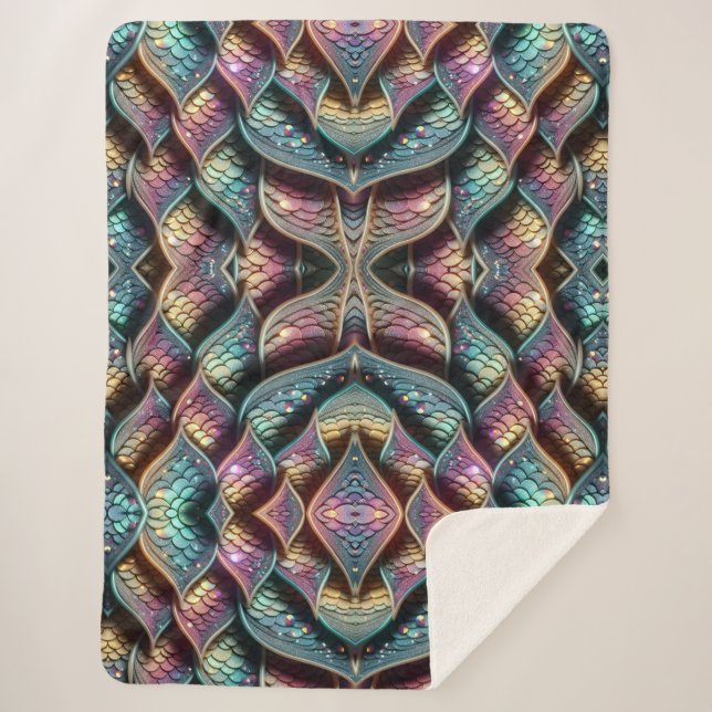 Cobertor Sherpa Where's The Mermaid (Frente)