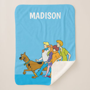 Cobertor Sherpa Whole Gang 18 Mystery Inc