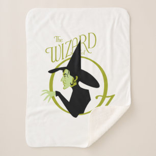 Cobertor Sherpa Wicked Witch™ O Assistente Do Logotipo Oz™