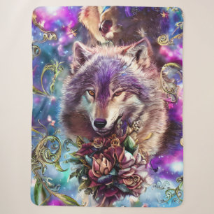 Cobertor Sherpa Wild Majd Wolf