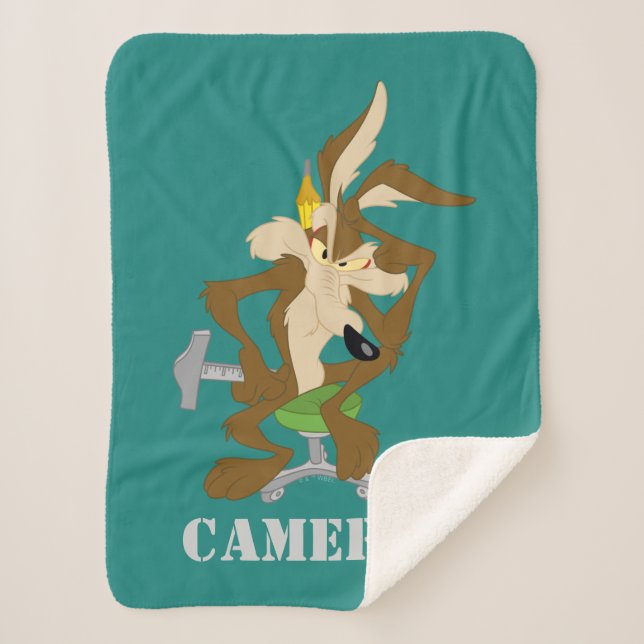 Cobertor Sherpa WILE E. COYOTE™ Planning (Frente)