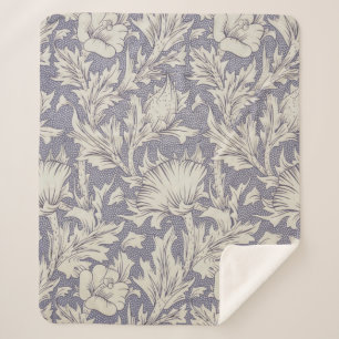 Cobertor Sherpa William Morris Horn Poppy Classic Floral