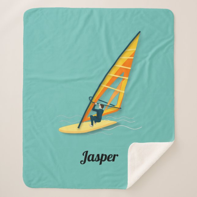 Cobertor Sherpa Windsurfing (Frente)