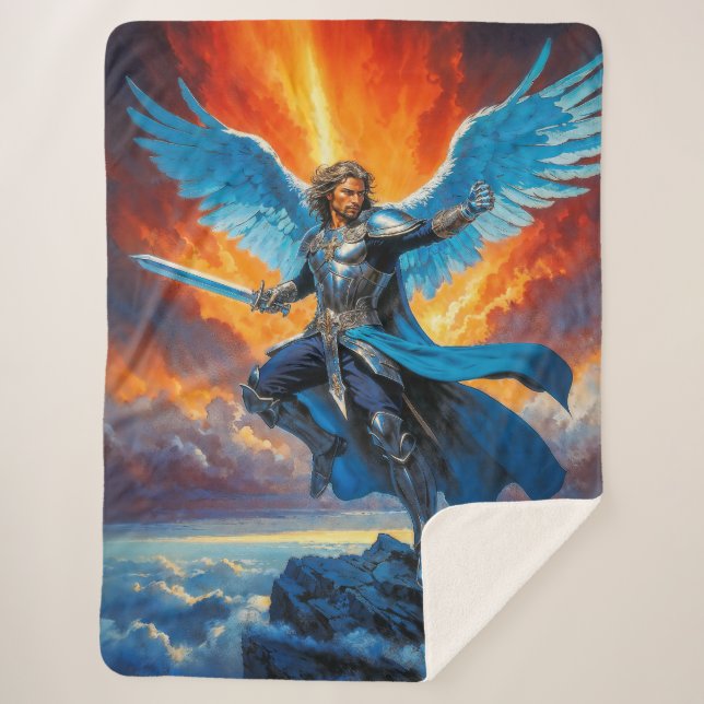 Cobertor Sherpa Wings of Glory (Frente)