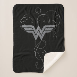 Cobertor Sherpa Wonder Woman Beauty Bliss Logo