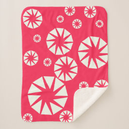 Cobertor Sherpa Wonderland Red & White Throw