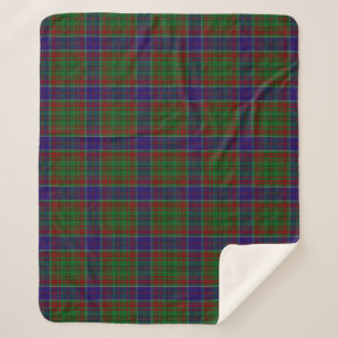 Cobertor Sherpa Xadrez Escocesa Clan Adams Tartan