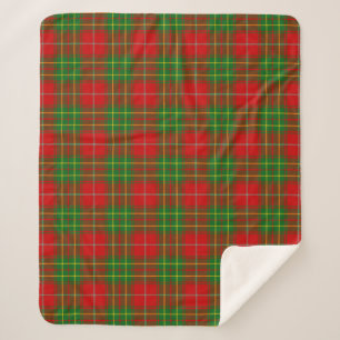 Cobertor Sherpa Xadrez Escocesa Clan Burnett Tartan