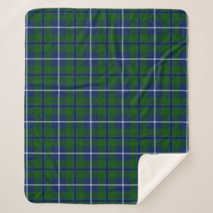 Cobertor Sherpa Xadrez Escocesa Clan Douglas Tartan