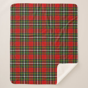 Cobertor Sherpa Xadrez Escocesa Clan Gillespie Tartan