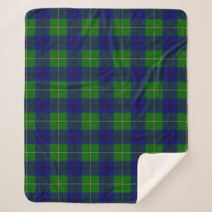 Cobertor Sherpa Xadrez escocesa Clan Johnston Tartan
