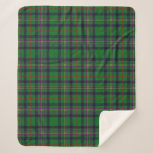 Cobertor Sherpa Xadrez Escocesa Clan Kennedy Tartan