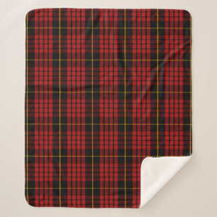 Cobertor Sherpa Xadrez Escocesa Clan MacQueen Tartan