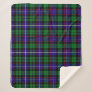 Cobertor Sherpa Xadrez Escocesa Clan Mitchell Tartan