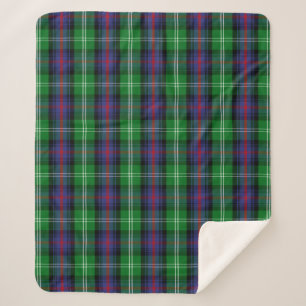 Cobertor Sherpa Xadrez escocesa Clan Sutherland Tartan