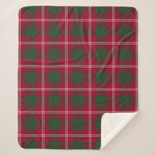 Cobertor Sherpa Xadrez escocesa de Clan Crawford Tartan