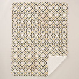 Cobertor Sherpa Xerostomia Geométrica Rosa Elegante, Xerpa Lança