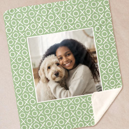 Cobertor Sherpa XOXO Abraços e Beijos Foto Personalizada Moderna V