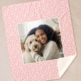 Cobertor Sherpa XOXO Abraços e Beijos Foto Personalizada Moderno R