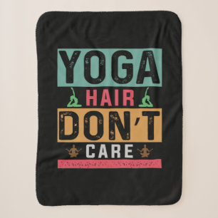 Cobertor Sherpa Yoga Lover Cabelo De Ioga Não Se Importa