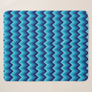 Cobertor Sherpa Zigzag Strips Em Watercolor Sherpa Blanket